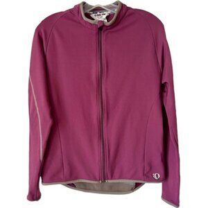 Pearl Izumi Fleece-Lined Full-Zip Cycling Jacket - Plum/Gray - XL